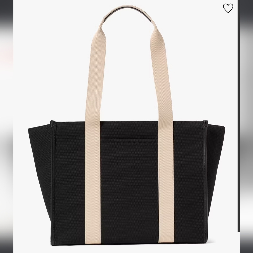 Kate Spade Kip Canvas Large Tote, Black - Picture 5 of 10